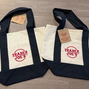 Trader Joe's Canvas Mini Tote Bags